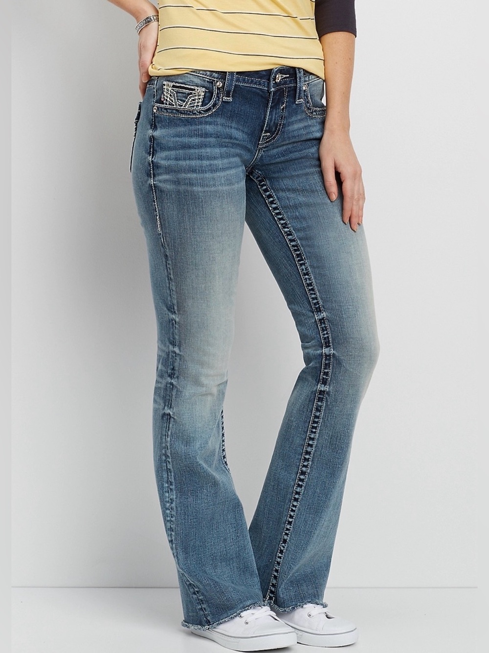 Vigoss Women's Light Blue Boot Cut Jeans